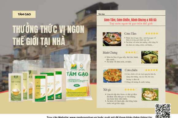 Thưởng thức món ngon làm từ gạo trên thế giới ngay tại nhà cùng Tâm Gạo