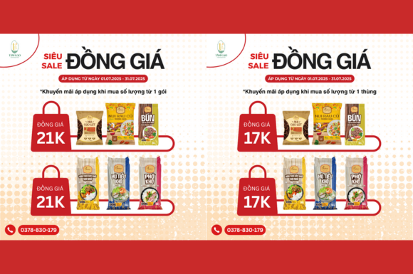 Chương trình khuyến mãi “Đồng giá các dòng sản phẩm Nuffam” – Tháng 07/2025