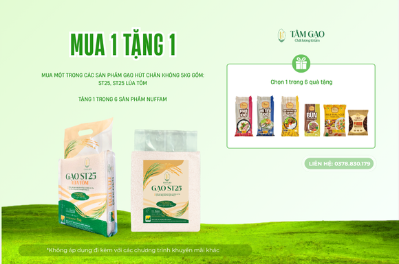 Chương trình khuyến mãi “Mua 1 tặng 1” – Tháng 07/2025