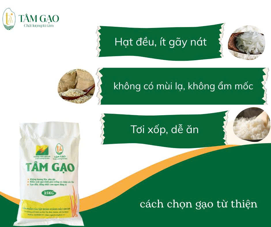 Cách chọn gạo từ thiện