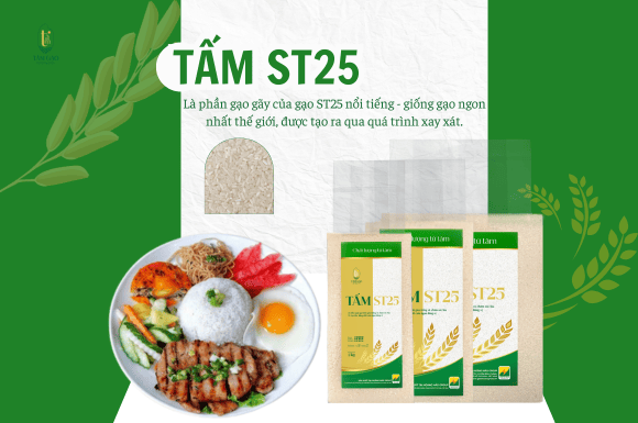 Tấm ST25 - Tâm Gạo