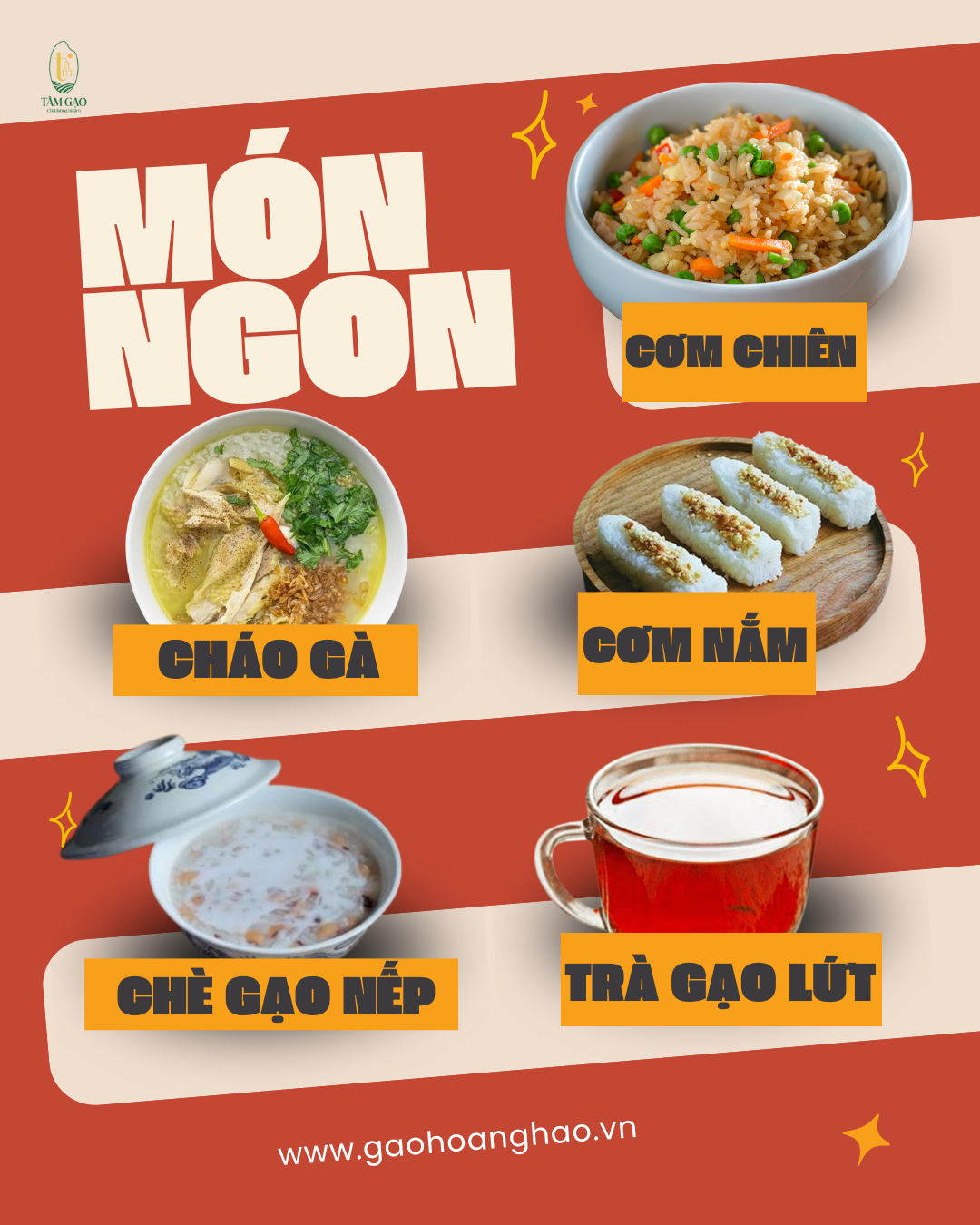 Các món ngon từ gạo
