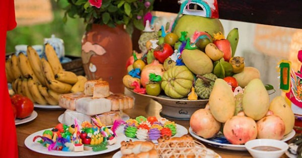 Mâm cúng Rằm Trung Thu 