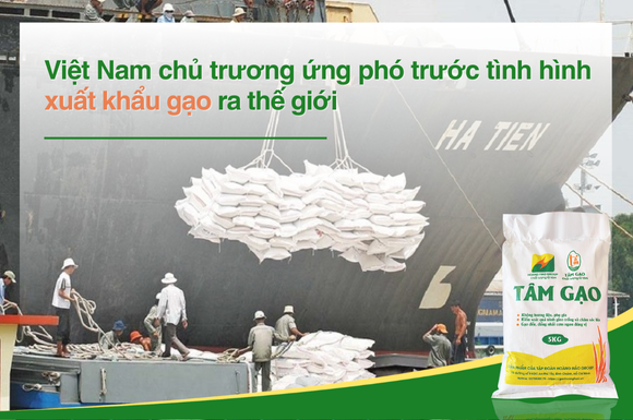 Việt Nam chủ trương ứng phó trước tình hình xuất khẩu gạo