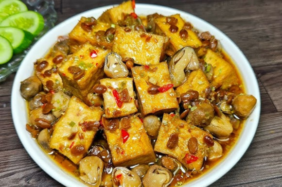 Nấm rơm kho tương hột