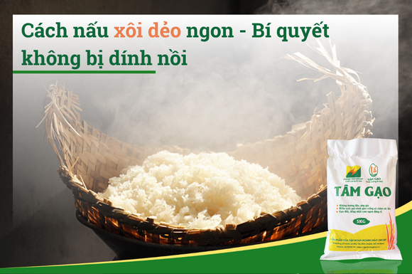 Cách nấu xôi dẻo ngon – Bí quyết không bị dính nồi