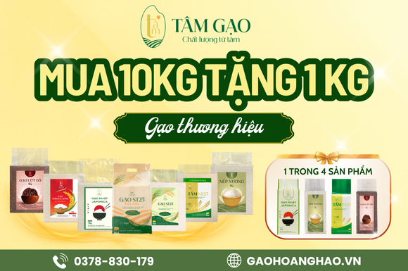 Chương trình khuyến mãi “Mua 10kg Tặng 1kg” – Tháng 10/2025