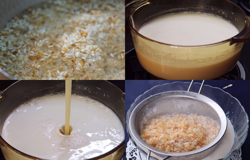 Cách nấu sữa gạo đơn giản tại nhà