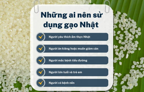 Những ai nên sử dụng gạo Nhật (1)
