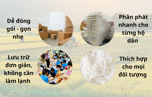 Tính tiện lợi khi phân phát và vận chuyển