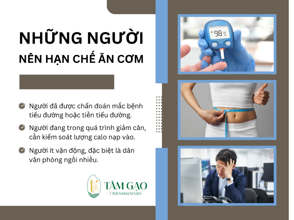 Những người nên hạn chế ăn cơm