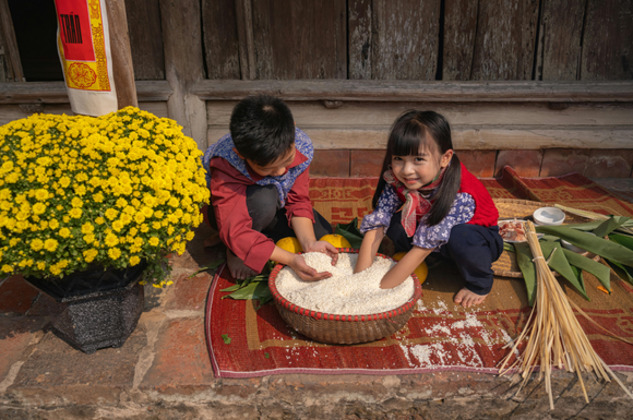 Gạo là biểu tượng của sự no ấm, sung túc, ấm no