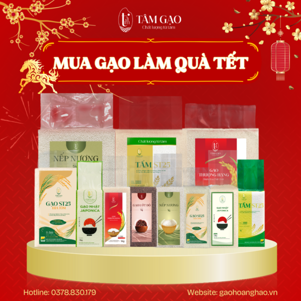 mua gạo làm quà